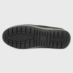 Mens Black Handmade Genuine Leather Loafers – Casual Walking Work Flat Moccasin Shoes - Image 4