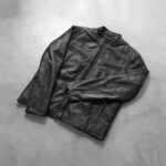 Ionic Black Leather Jacket - Image 7