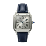 Alberto Square Watch — 40mm Steel & Leather - Image 4