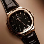 Laurent Dress Watch — 40mm Brushed Steel & Leather - Image 4
