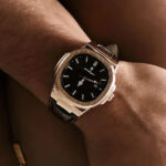 Laurent Dress Watch — 40mm Brushed Steel & Leather - Image 10