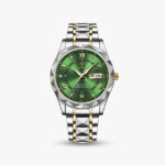 Romano Diamond Cut Watch — Two-Tone Steel Day-Date - Image 7