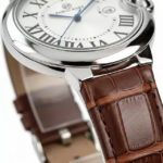 Siena Roman Dial Watch — 42mm Domed Steel - Image 3